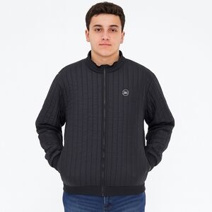 Being Human Black Lightweight Puffer Jacket Large (India 2X)